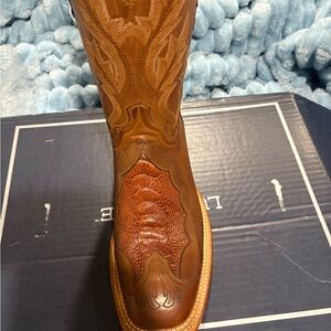 New Lucchese Ostrich Leg Boots